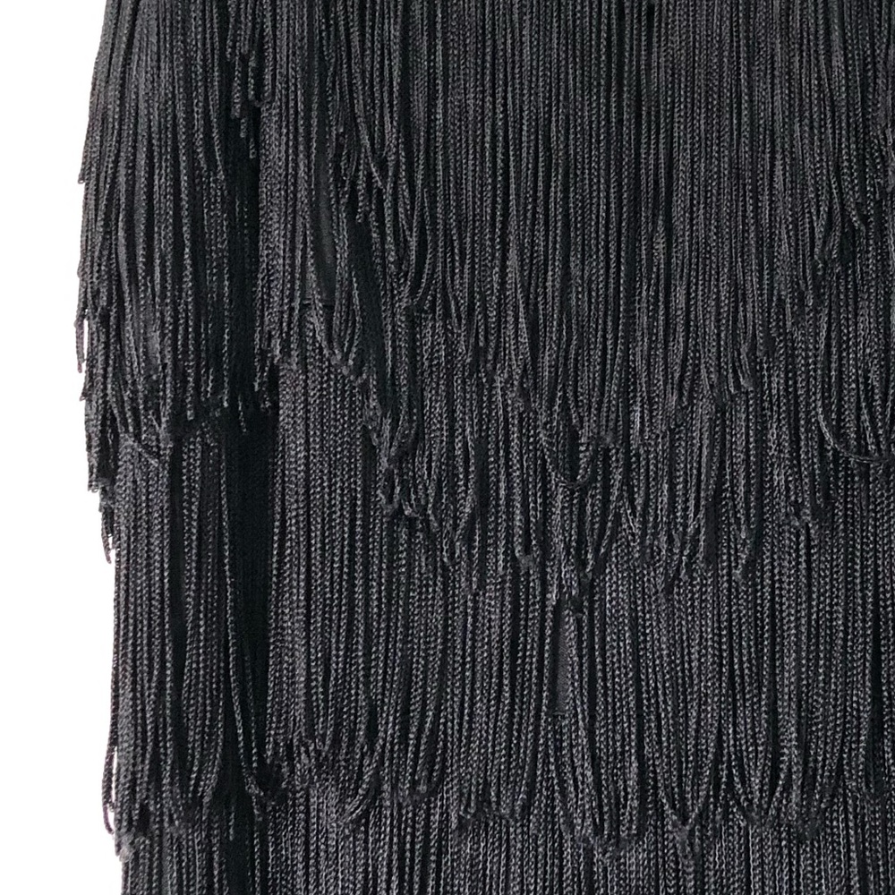Vintage New Leaf Fringe Flapper Dress - Picture 12 of 16